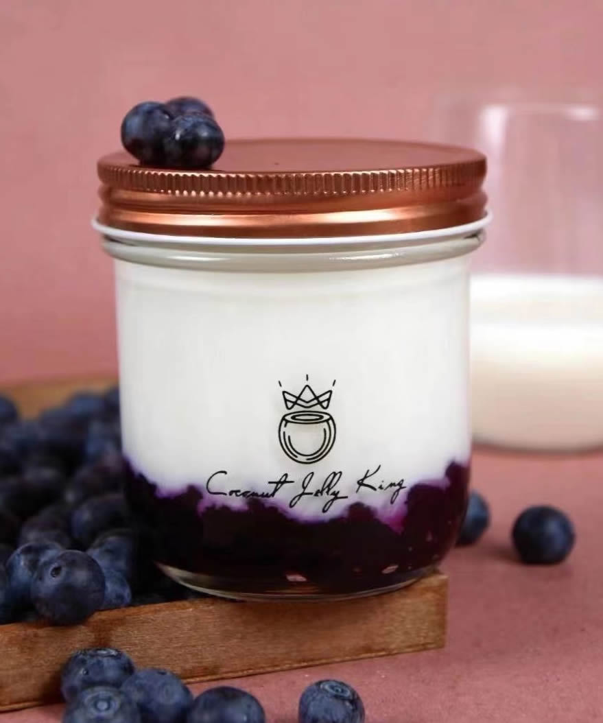 Order Blueberry Coconut Jelly food online from Coconut Jelly King store, Rowland Heights on bringmethat.com