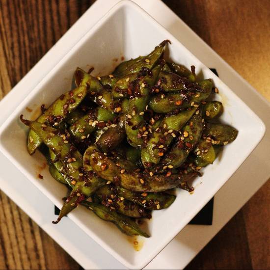 Order Edamame food online from The Bar at Tropicana and Durango store, Las Vegas on bringmethat.com