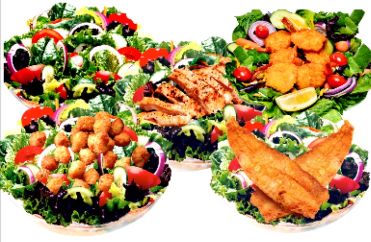 Order 21 Piece Baby Shrimp Salad Platter food online from Crown Fried Chicken & Coffee Shop - 848 Nostrand Ave. store, Brooklyn on bringmethat.com
