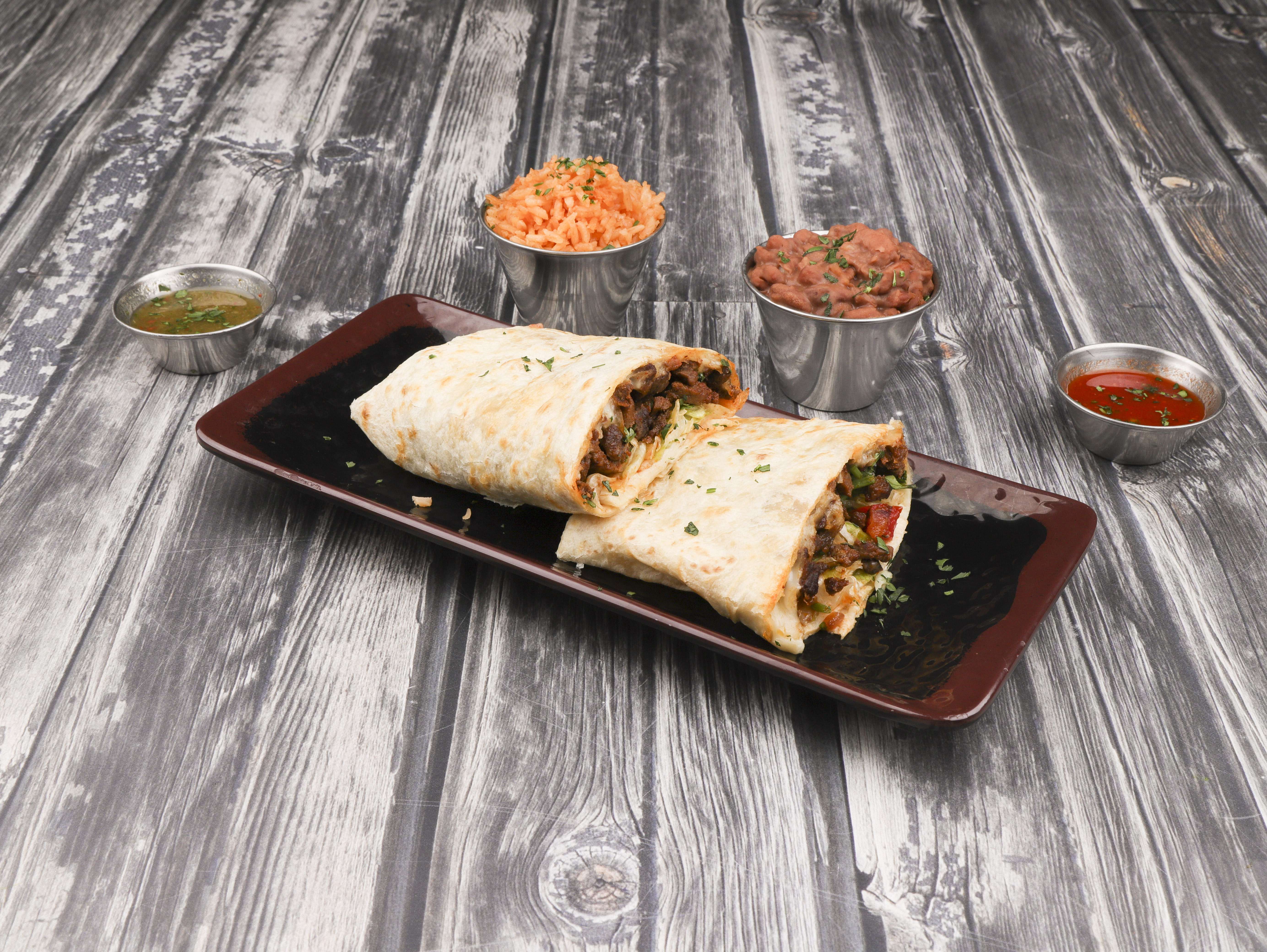 Order Asada Burrito food online from Taqueria Lindo Michoacan store, Antioch on bringmethat.com