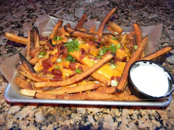 Order Bacon Cheese Fries food online from The Quarter Bar & Grill store, Addison on bringmethat.com