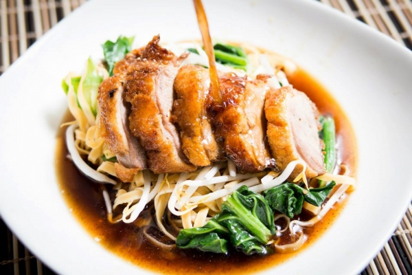 Order Roast Duck Noodle Soup food online from Tue thai store, New York on bringmethat.com
