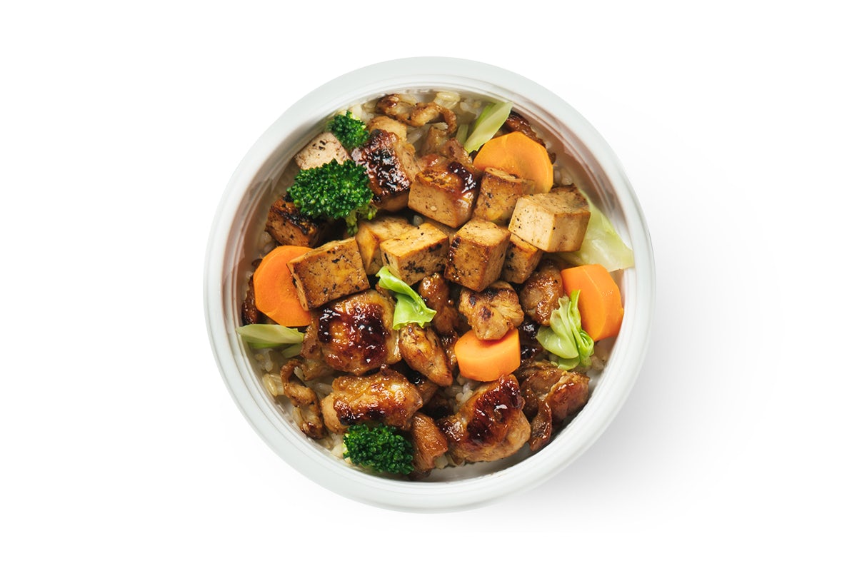 Order Mini Half & Half food online from The Flame Broiler store, Upland on bringmethat.com