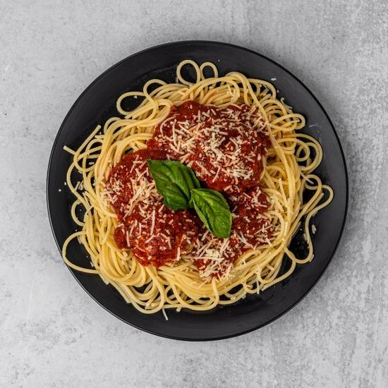 Order Spaghetti w/ Meatballs food online from Ferraro's on the Hill store, Compton on bringmethat.com