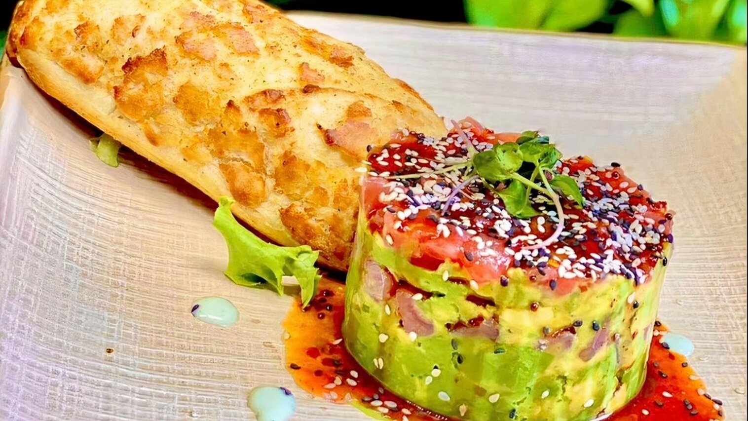 Order Tuna Tartare food online from Modern Greek And Salad Bar store, Dearborn on bringmethat.com