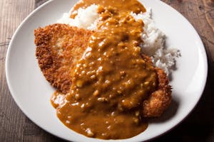 Order Crispy Chicken with Peanut Curry food online from Chef Q store, Portland on bringmethat.com