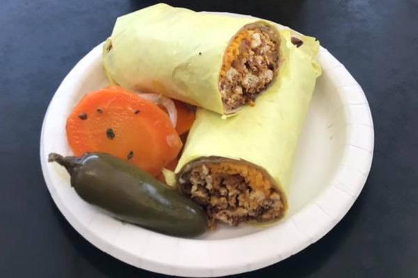 Order Carne Asada Burrito with Rice & Beans food online from Los Juanitos Mexican Food store, Fort Worth on bringmethat.com