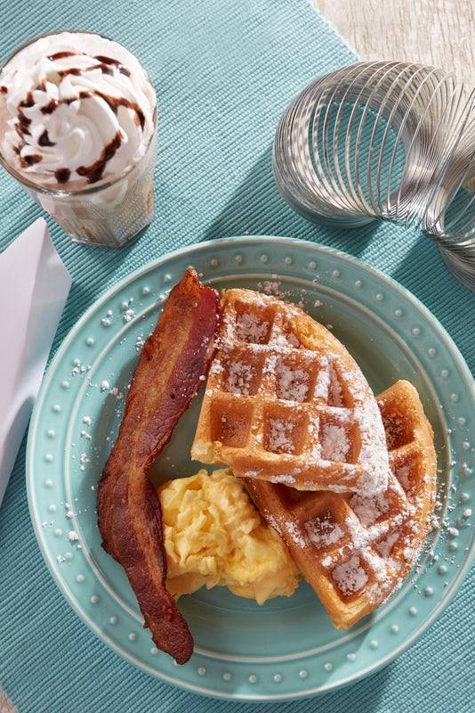 Order Kids' Waffle Sampler food online from Another Broken Egg store, North Canton on bringmethat.com
