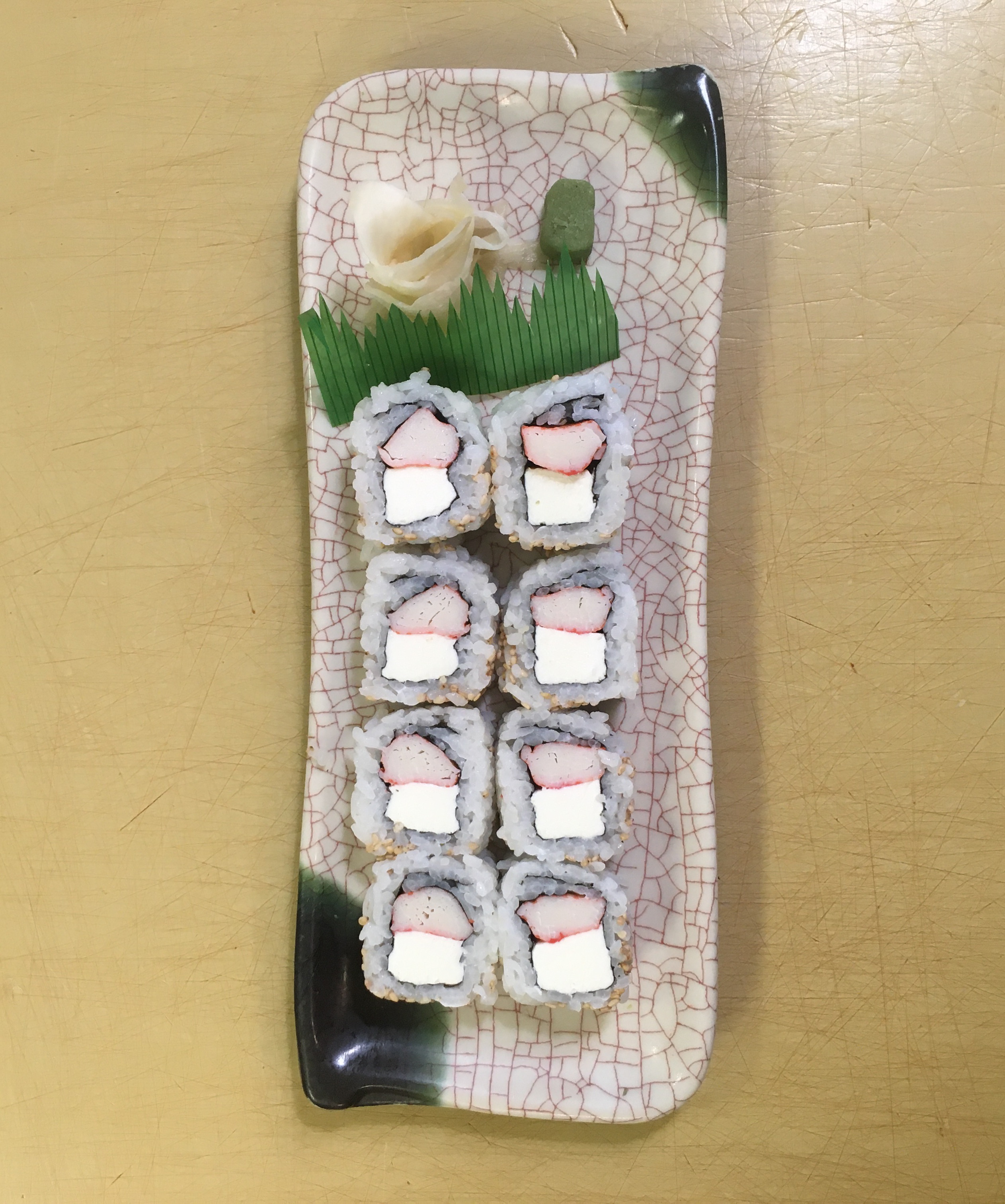 Order Crab and Cream Cheese Roll food online from Mayflower Japanese Restaurant store, Newark on bringmethat.com