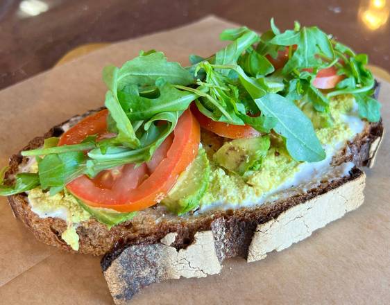 Order Avocado Scramble Toast food online from Breads on Oak Cafe & Bakery store, New Orleans on bringmethat.com