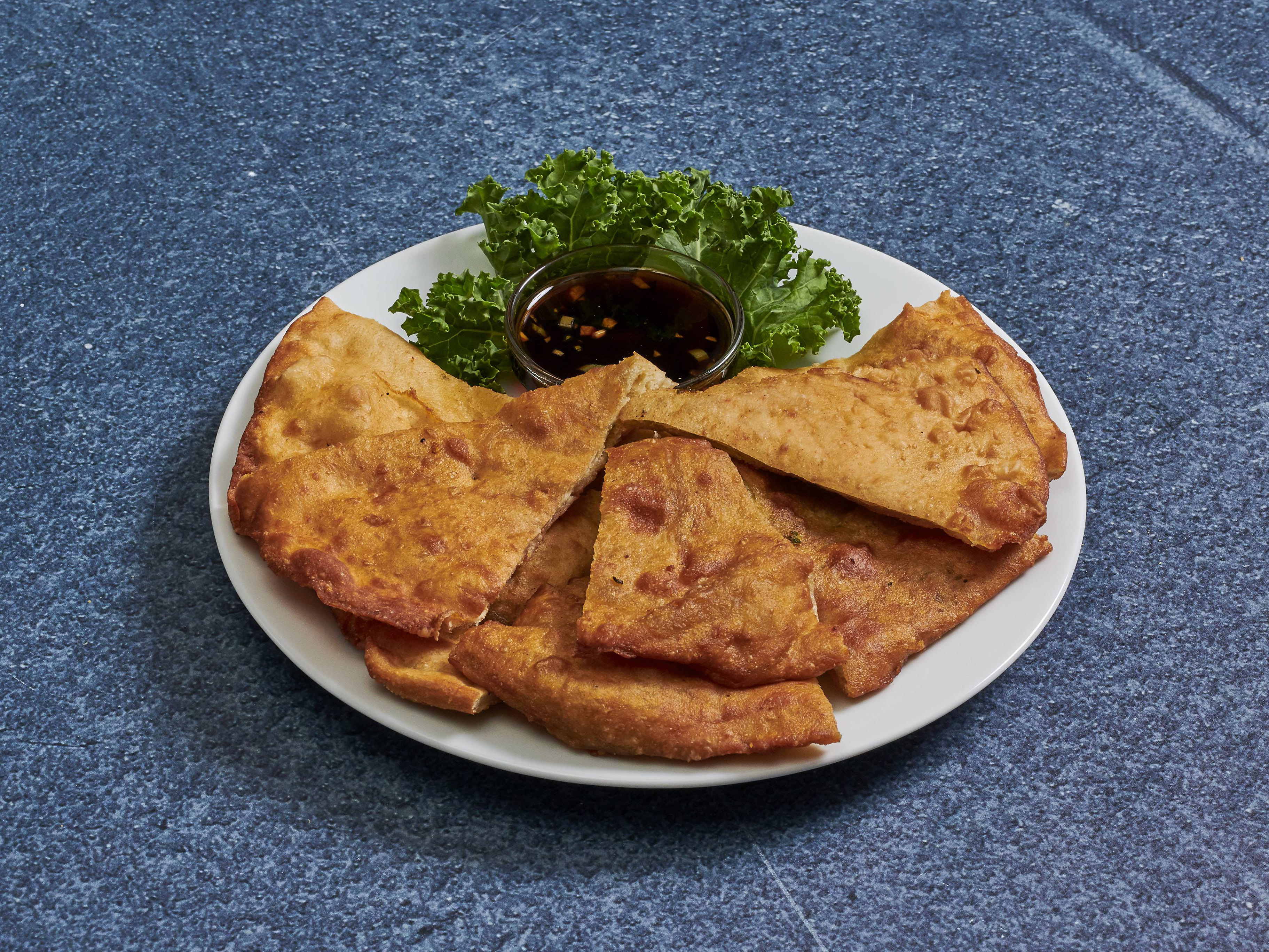 Order 22. Scallion Pancakes food online from Mr. Wonton Chinese Restaurant store, Woodhaven on bringmethat.com