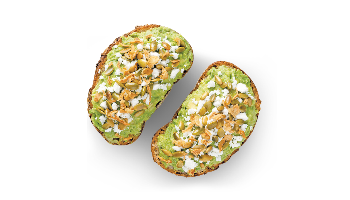 Order Crunchy Avo Toast  food online from Just Salad store, New York on bringmethat.com