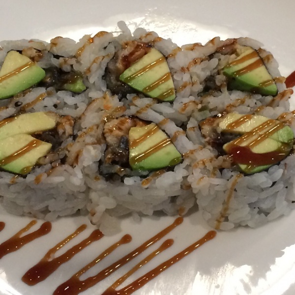 Order Una-Avocado Maki food online from Irashai Sushi and Teriyaki store, Boston on bringmethat.com