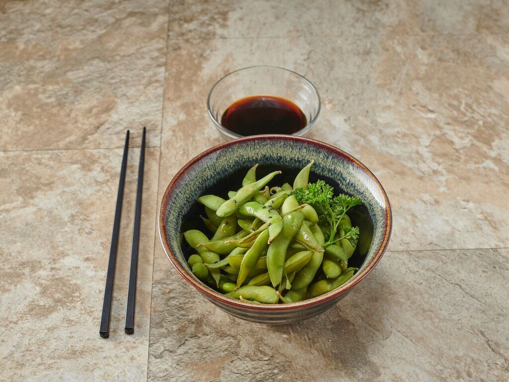 Order Edamame food online from I Sushi store, New York on bringmethat.com