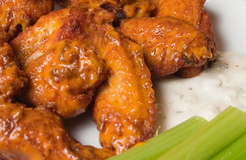 Order Chicken Wings - 5 Pieces food online from NYPD Pizza store, Orlando on bringmethat.com