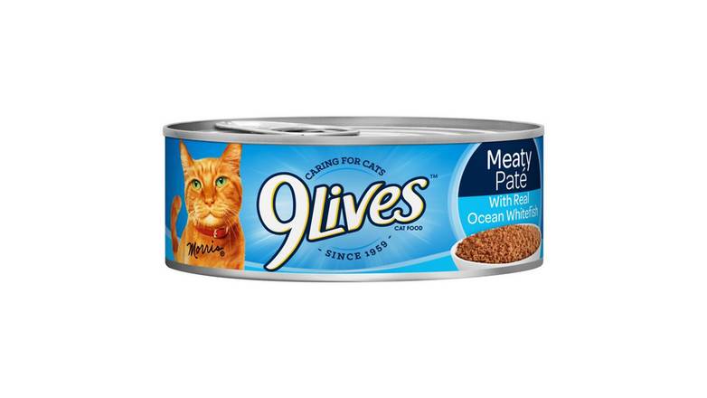 Order 9Lives Meaty Pate Super Supper Wet Cat Food food online from Trumbull Mobil store, Trumbull on bringmethat.com