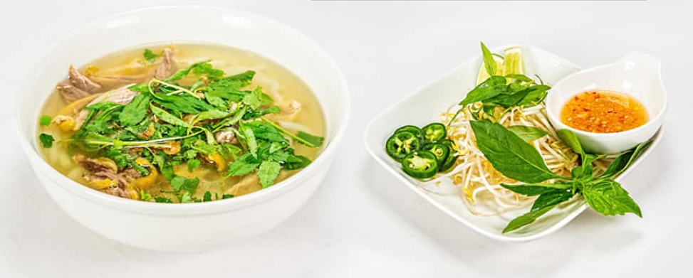 Order Clear Noodle Dark Meat Chicken Soup food online from Com Ga Thuong Hai store, Houston on bringmethat.com