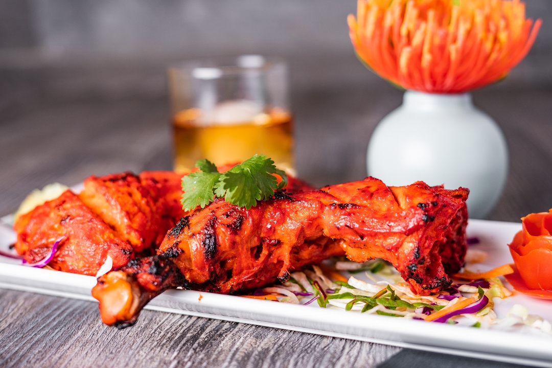 Order Tandoori Chicken (GF) food online from Lime & Lemon Indian Grill store, Raleigh on bringmethat.com