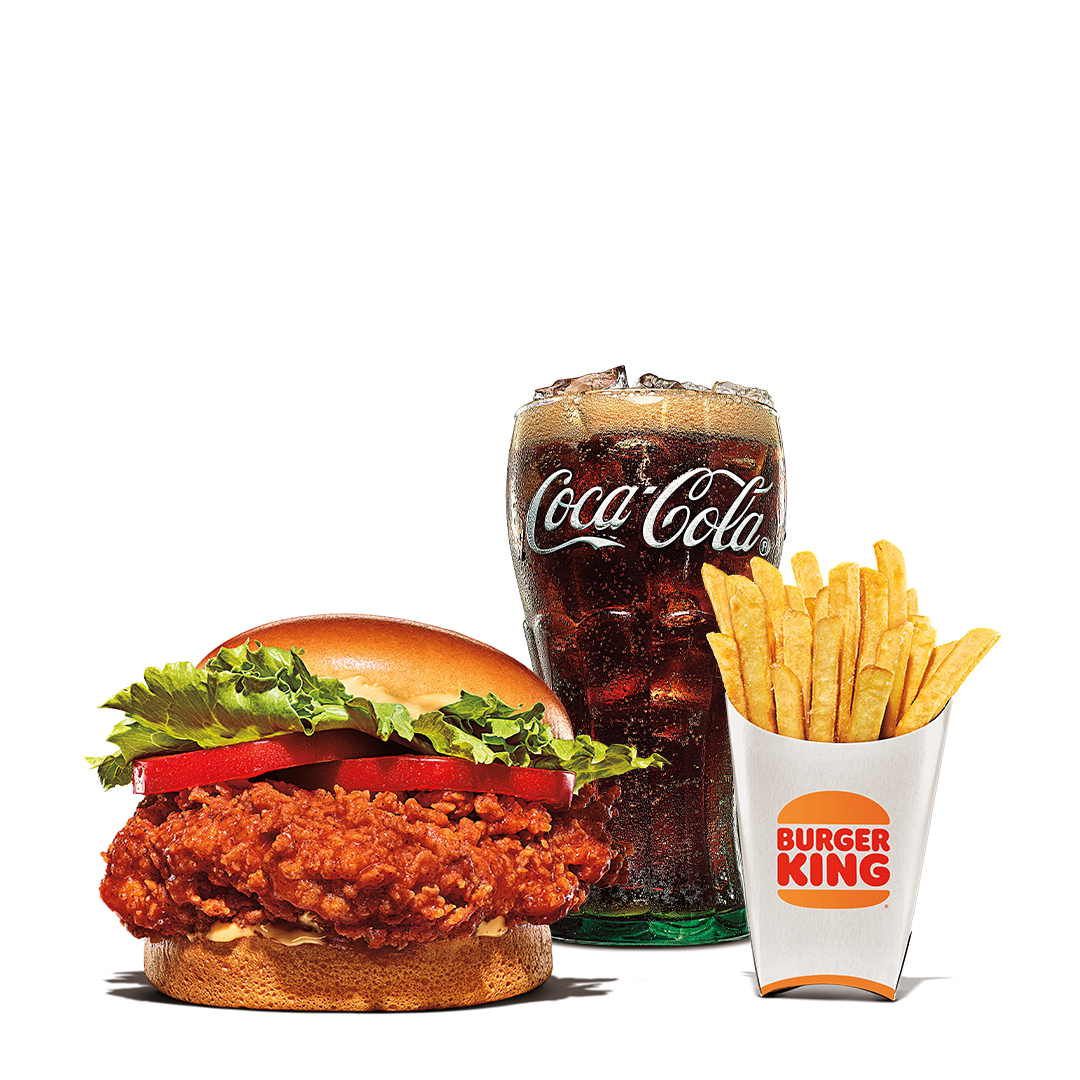 Order Spicy Ch'King Deluxe Sandwich Meal food online from Burger King store, Gresham on bringmethat.com