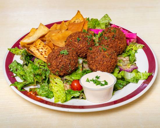 Order Falafel Salad food online from Fx Vegetarian store, Cleveland on bringmethat.com