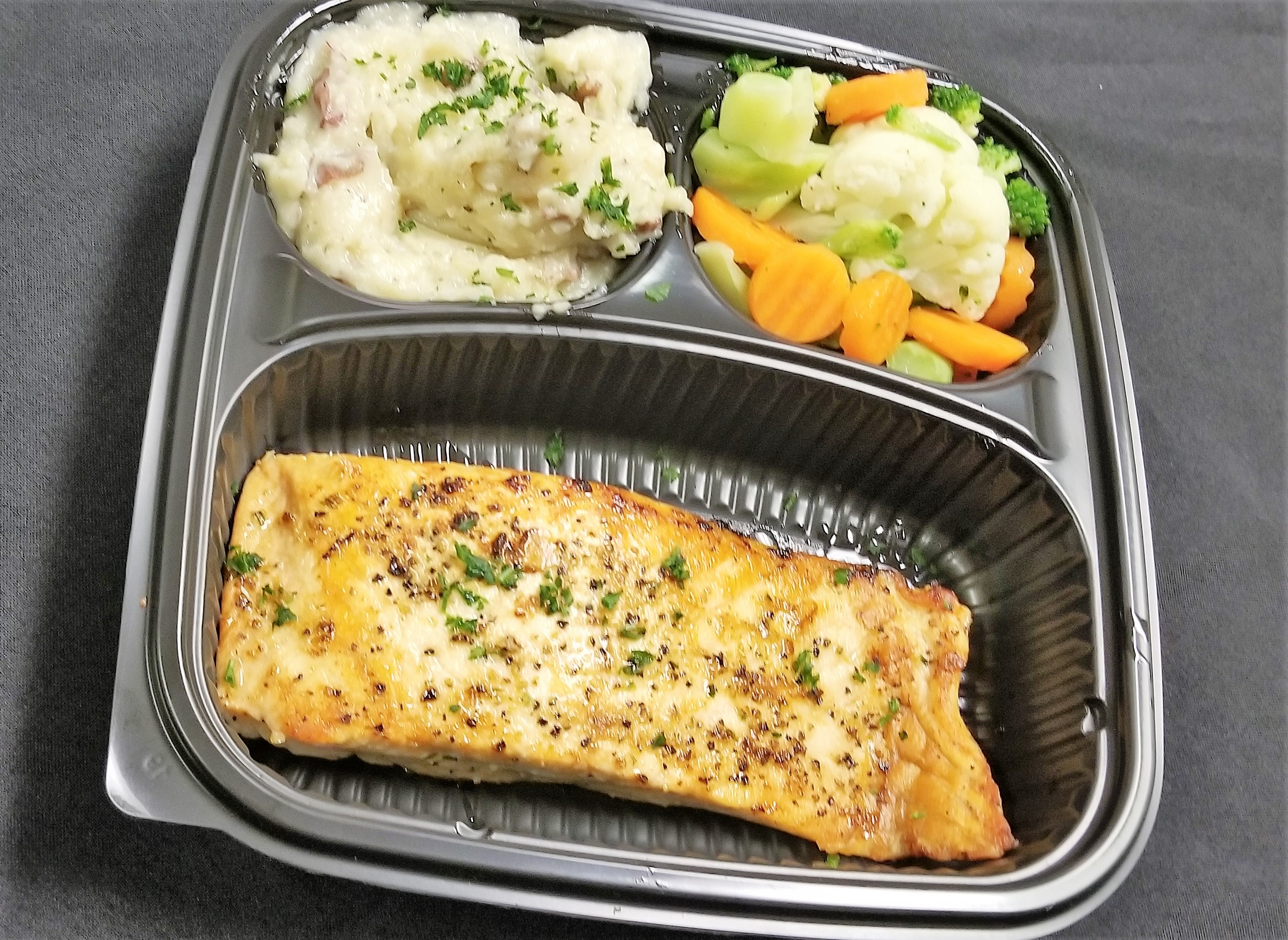 Order Herb Grilled Salmon food online from Jay Birds Catering store, Southfield on bringmethat.com