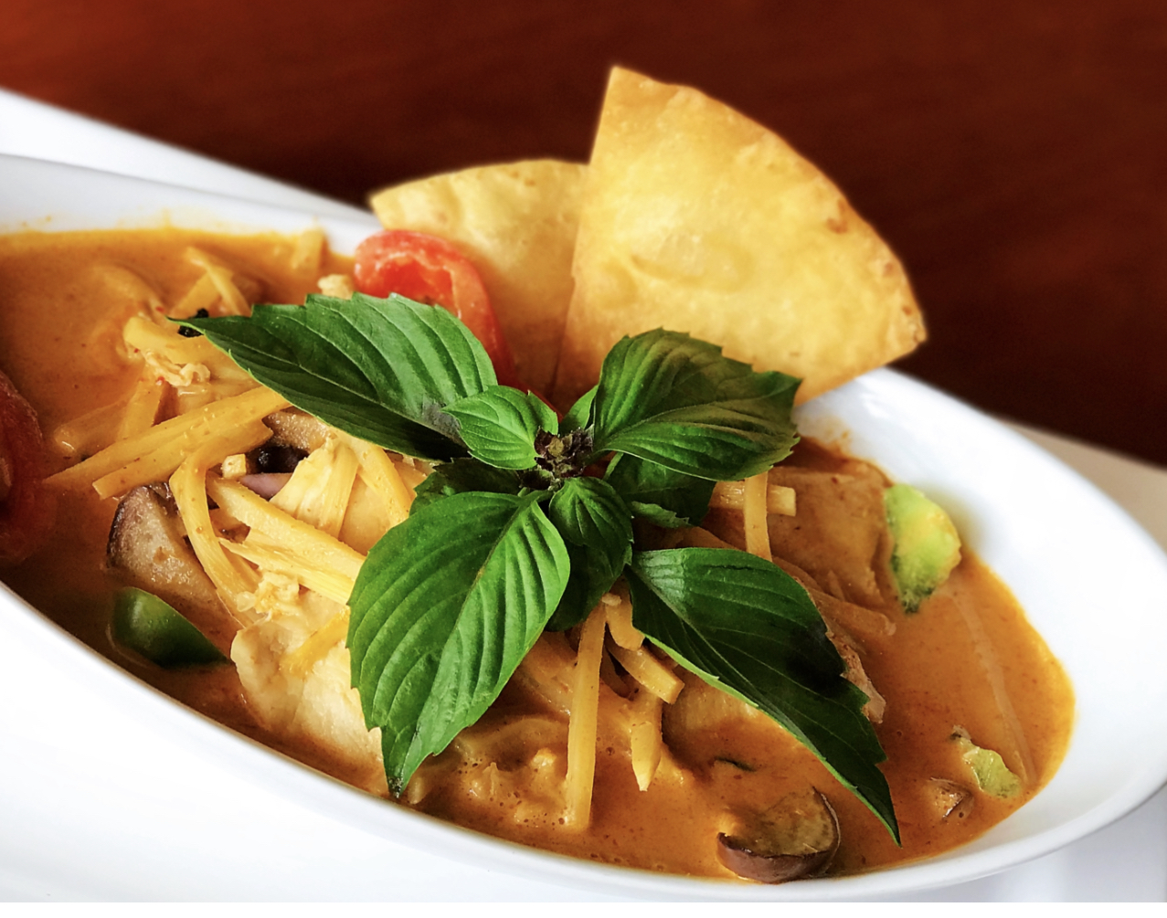 Order Red Curry food online from Mango Thai Cuisine store, Plano on bringmethat.com