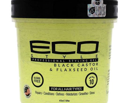 Order Eco Style Black Flaxseed Oil (8 oz) food online from Temple Beauty Supply store, South Gate on bringmethat.com