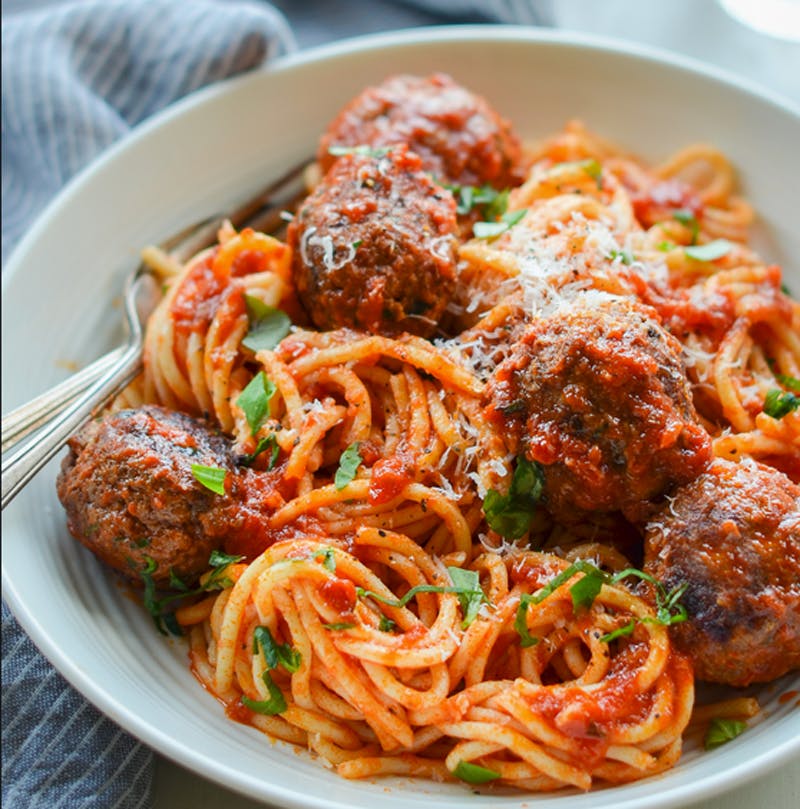 Order Pasta with Meatballs - Pasta food online from Brother Bruno Pizza store, Washingtonville on bringmethat.com
