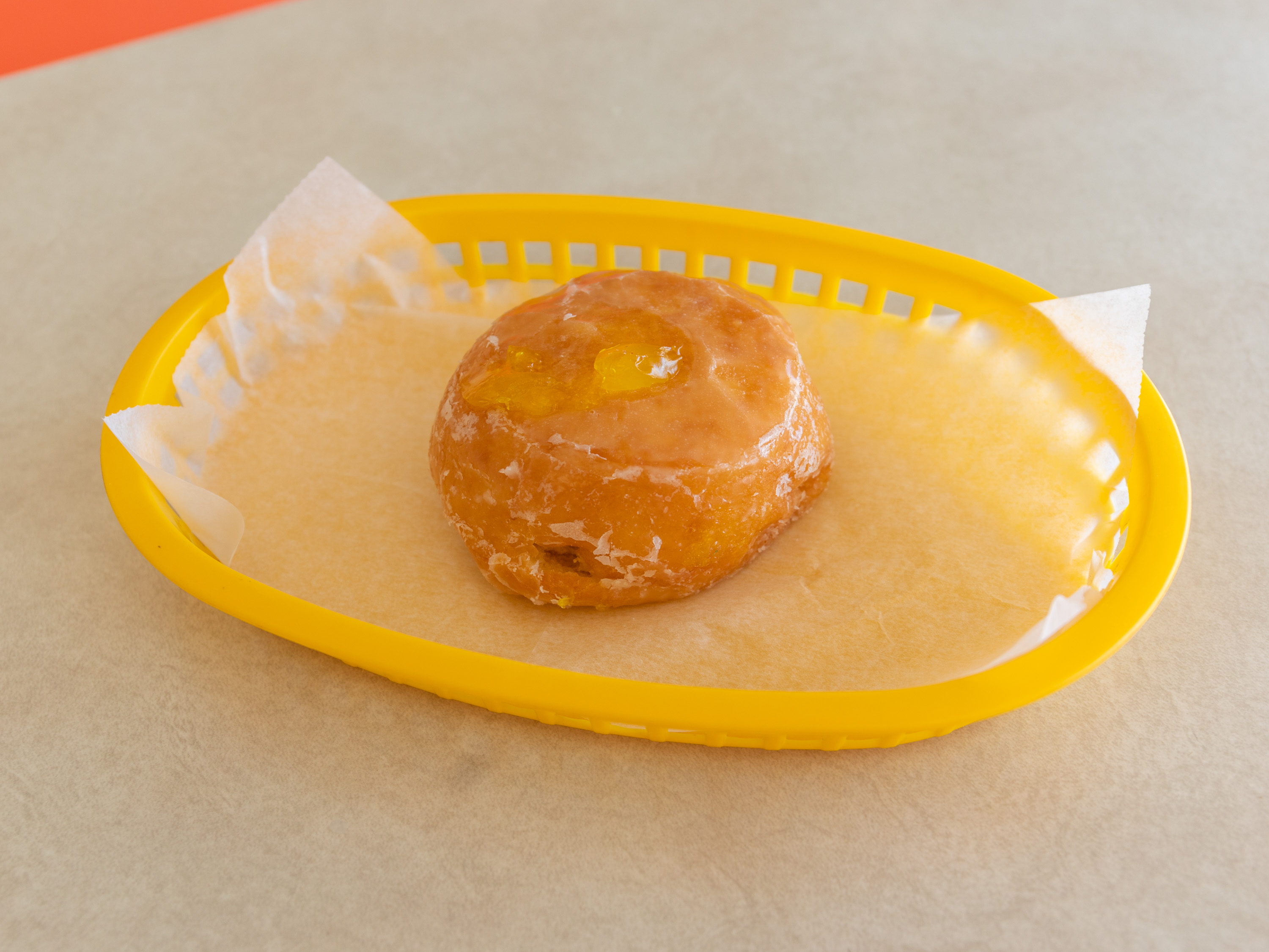 Order Jelly Filled Donut food online from Ronald's Donuts store, Las Vegas on bringmethat.com