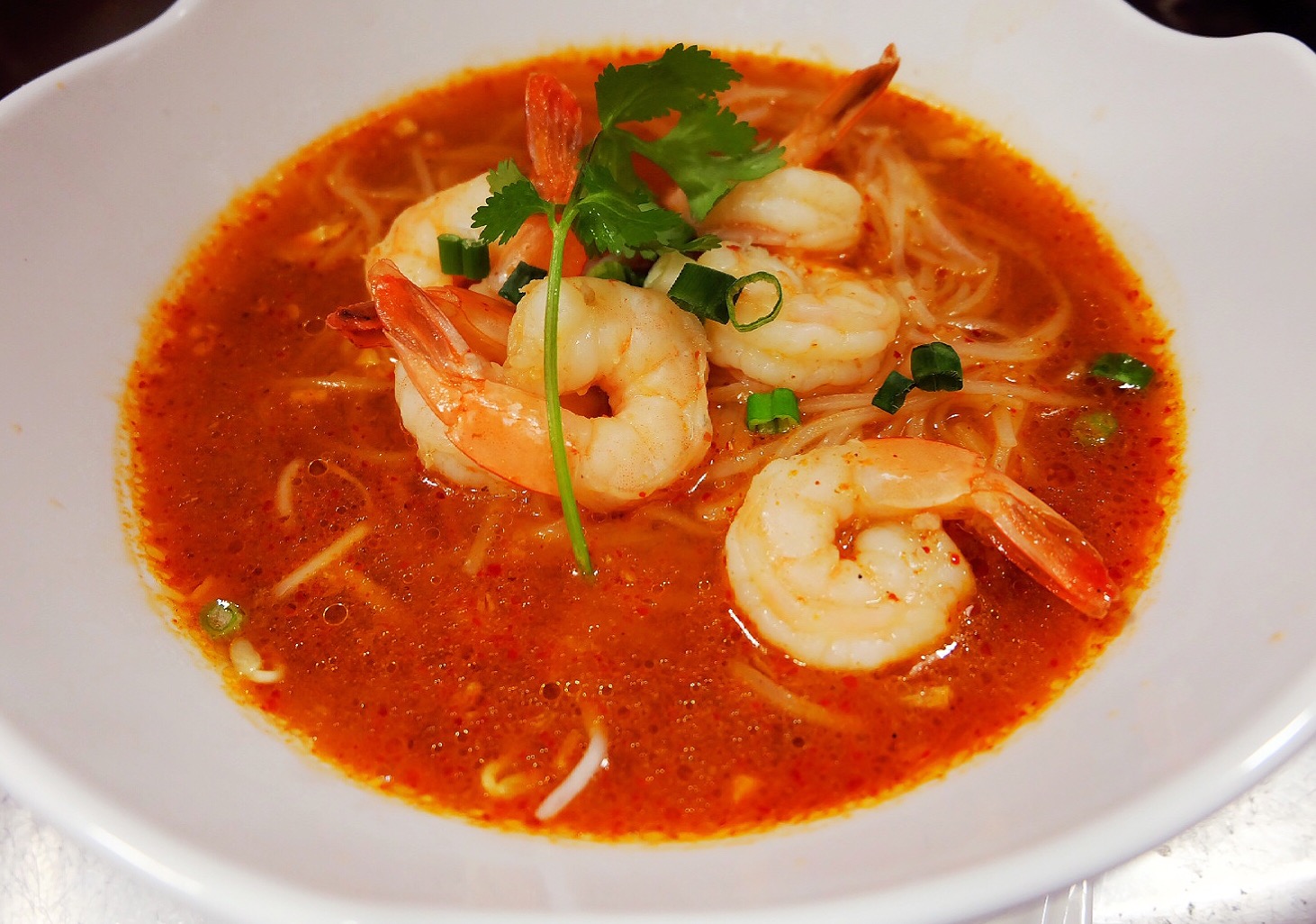 Order NS3. Tom Yum Noodle Soup food online from Papa Thai Chef store, Williamstown on bringmethat.com