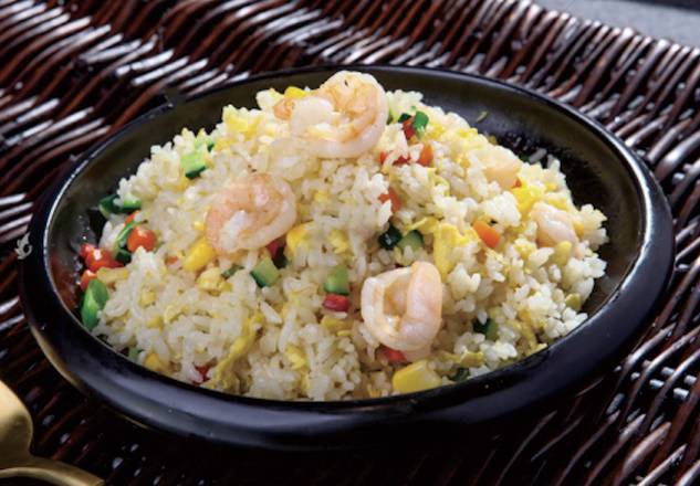 Order Fried Rice with Shrimp 虾仁炒饭 food online from Noodleman store, Las Vegas on bringmethat.com