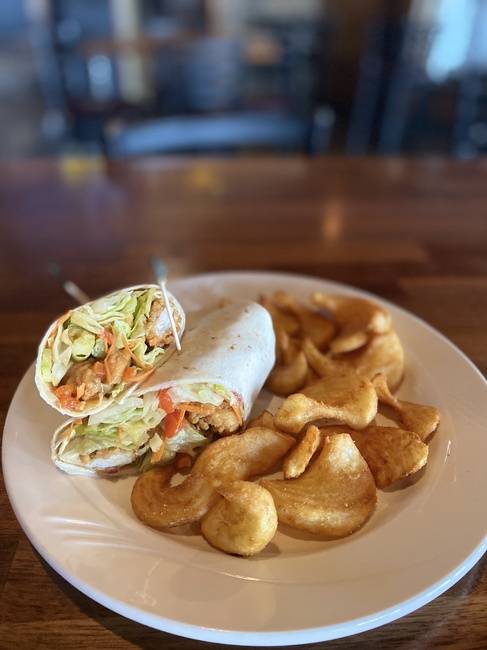 Order Thai Chicken Wrap food online from Cabaret Bar & Grille store, Ankeny on bringmethat.com