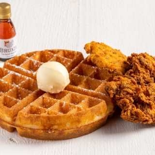 Order CHICKEN AND WAFFLES food online from Bruxie store, Orange on bringmethat.com