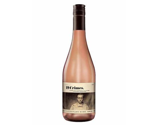 Order 19 Crimes, Revolutionary Rosé 750ML food online from House Of Wine store, New Rochelle on bringmethat.com