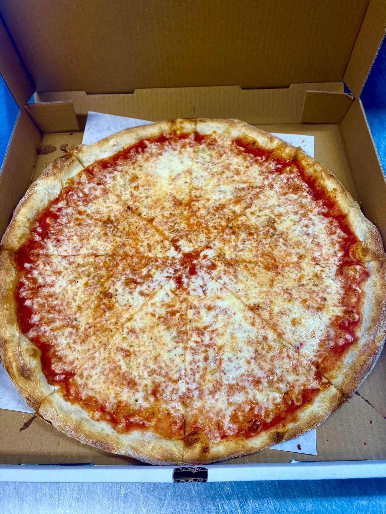 Order Cheese Pizza - Medium 14" food online from Turanos Pizza & Grill store, Boothwyn on bringmethat.com