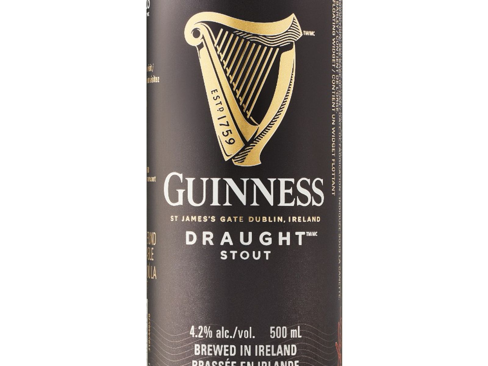 Order Guinness “Nitro”, Stout 14.9oz Can food online from Angelo's Wine Bar store, Chicago on bringmethat.com