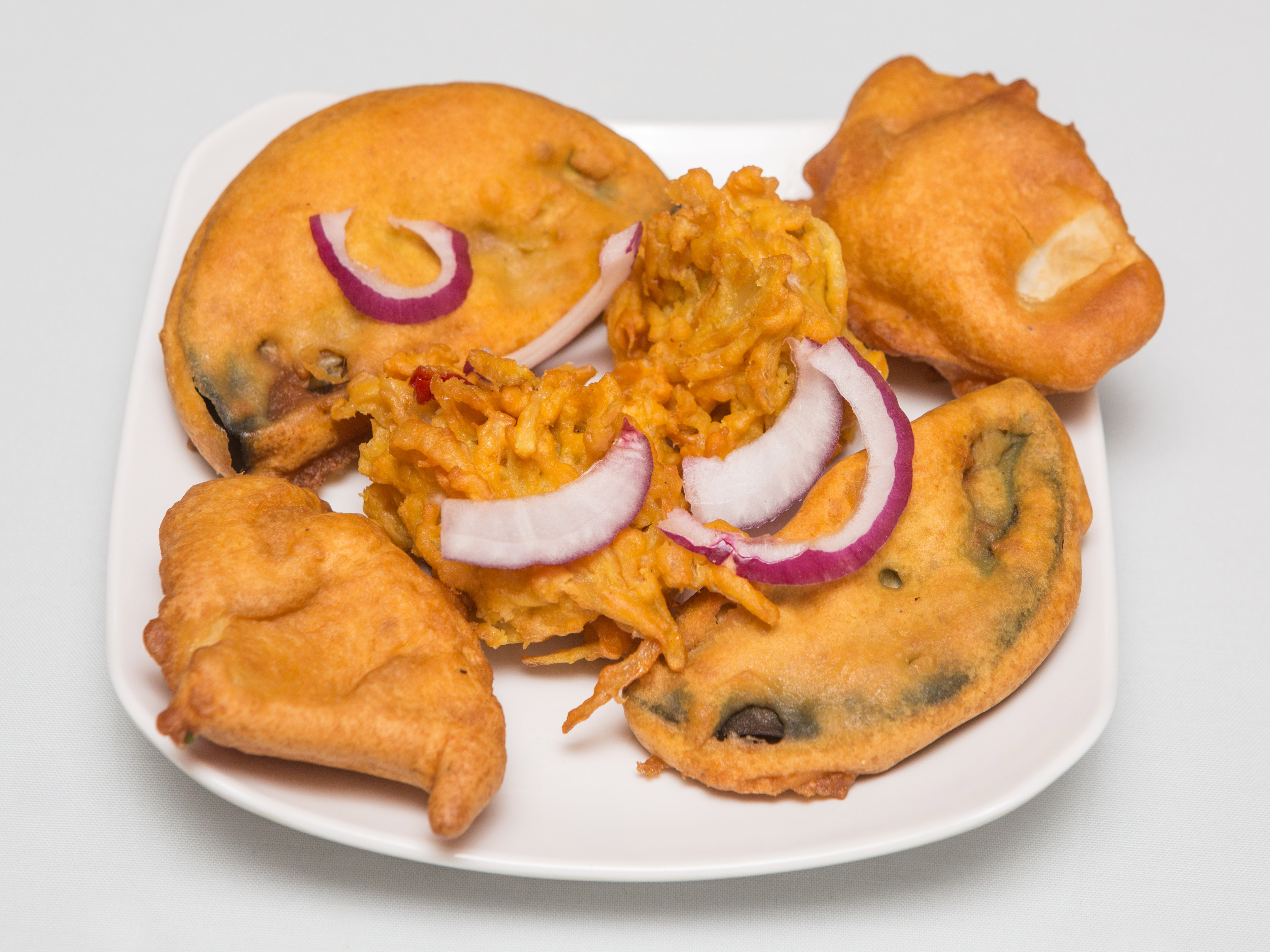 Order 3. Mixed Vegetable Pakora food online from Bombay kitchen store, Brooklyn on bringmethat.com