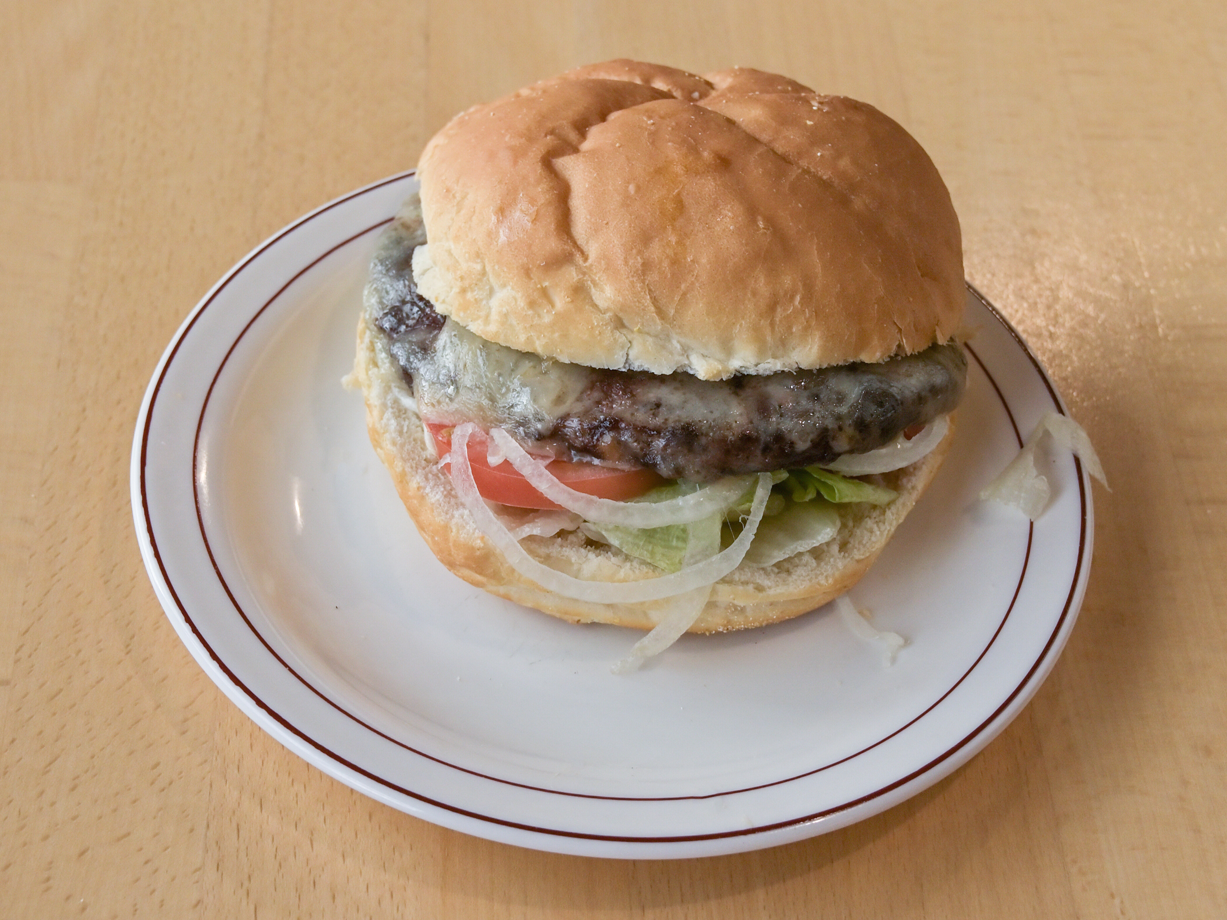 Order Cheeseburger food online from Revello Pizza store, Kingston on bringmethat.com
