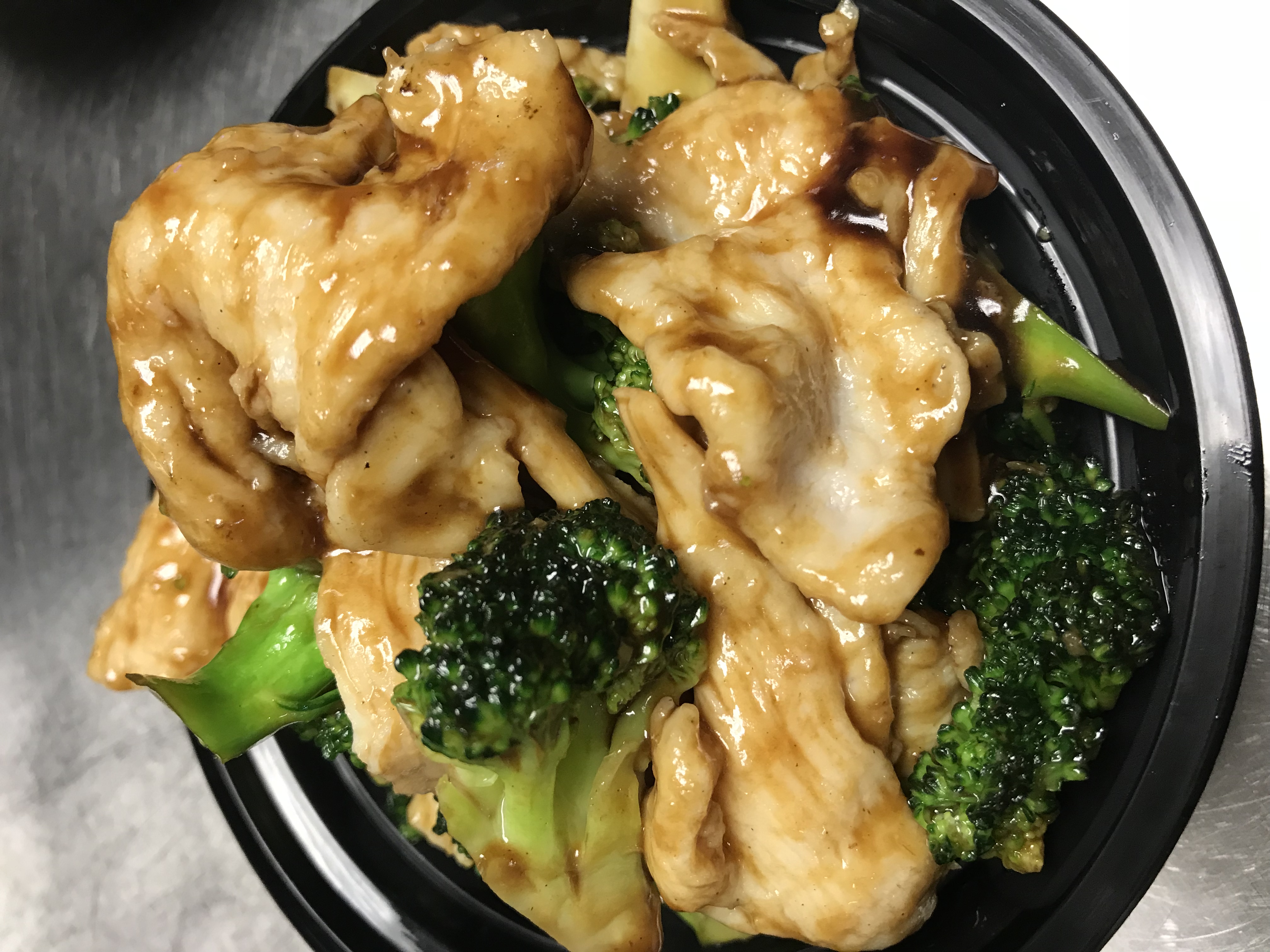 Order Chicken with Broccoli food online from Chans Gourmet store, Kearny on bringmethat.com