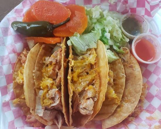 Order Chicken Taco food online from Abelardo Mexican Fresh store, Des Moines on bringmethat.com