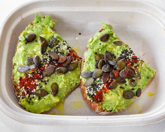 Order Avo Toast food online from Raw Republic store, New Orleans on bringmethat.com