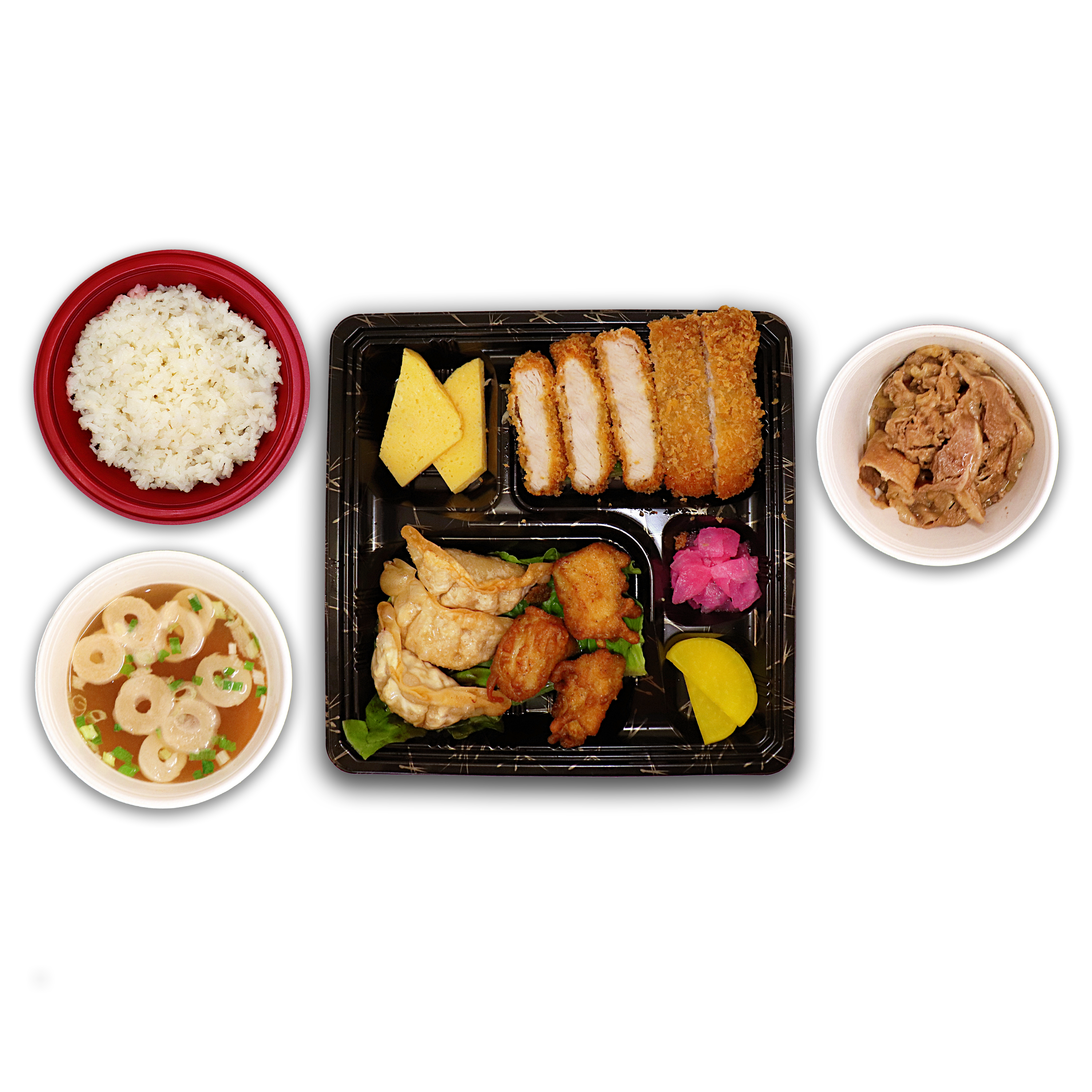 Order Niku Niku Bento Box food online from Tsurumaru Udon Honpo store, Los Angeles on bringmethat.com