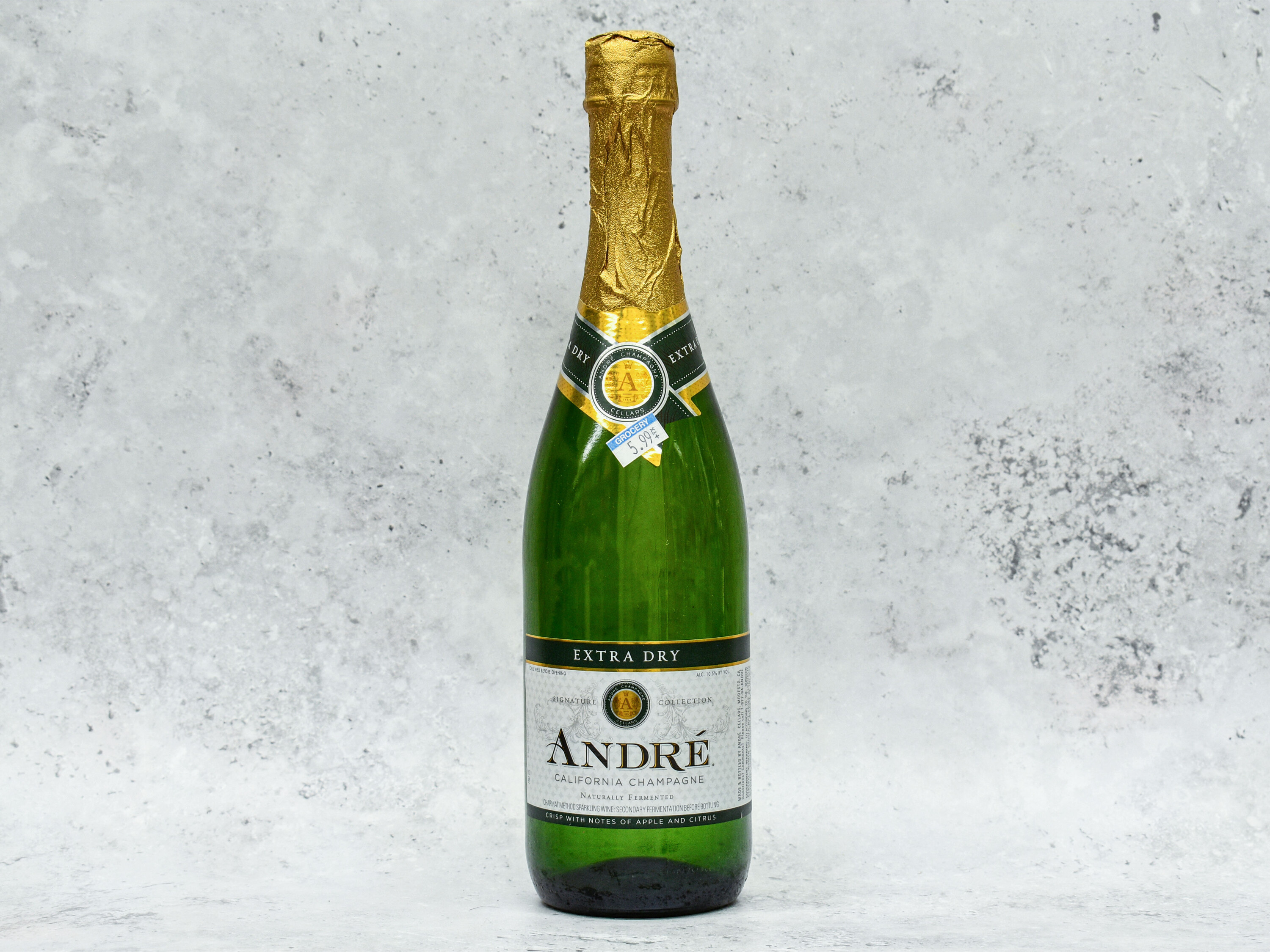Order Andre Extra Dry California Champagne food online from A & W Liquor store, La Mesa on bringmethat.com
