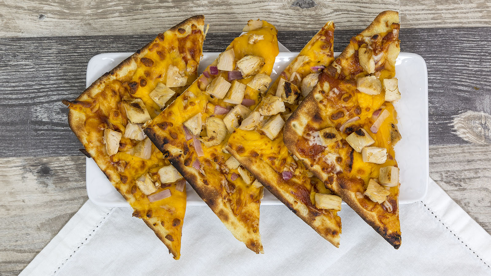 Order BBQ Chicken Flatbread food online from Muscle Maker Grill store, Houston on bringmethat.com