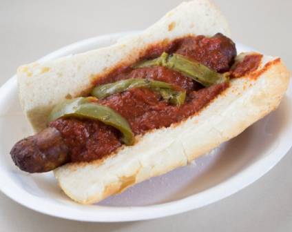 Order Italian Sausage Sandwich food online from Waldo Cooneys Pizza - 111th St. store, Chicago on bringmethat.com