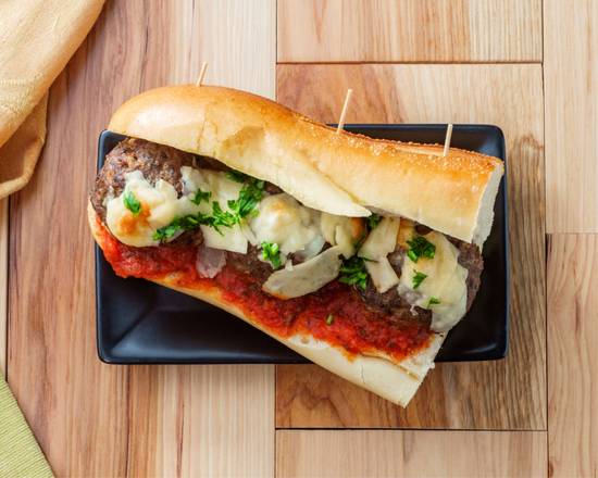 Order Meatball Parmigiana Sandwich food online from Luca Philly Cheesesteak store, San Mateo on bringmethat.com