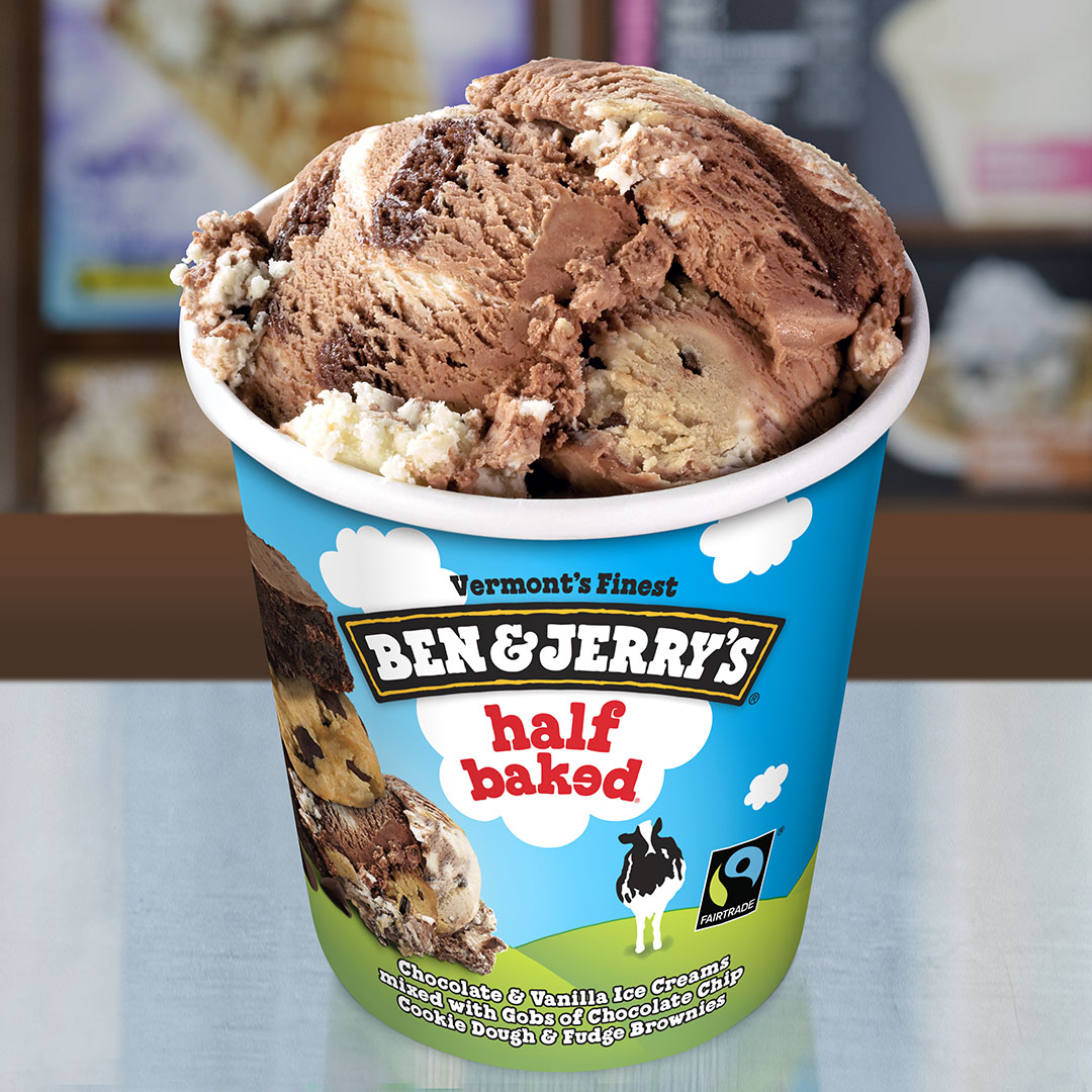 Order Half Baked Pre-Packaged Pint food online from Ben & Jerry store, Manchester on bringmethat.com