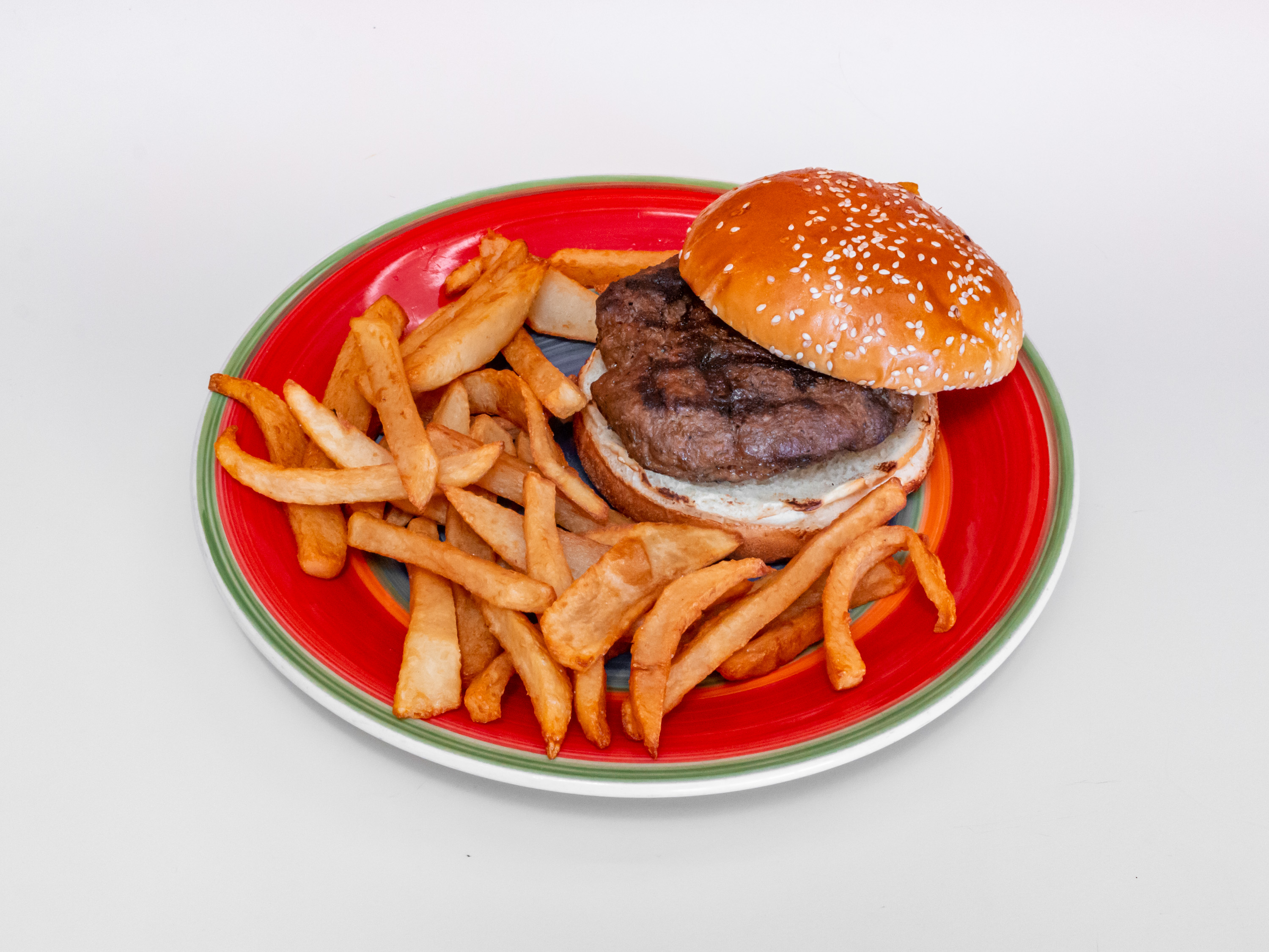 Order 1/2 lb. Prime Angus Beef Burger food online from Los Azares Mexican Grill store, Chicago on bringmethat.com