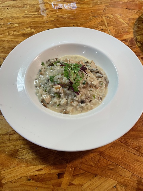 Order Mushrooms Risotto food online from Fogonero store, Pflugerville on bringmethat.com