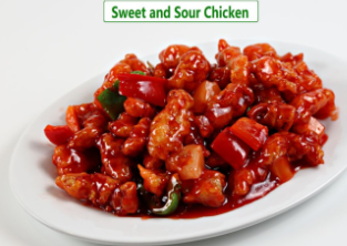 Order Sweet & Sour Chicken food online from Lucky Express store, Sacramento on bringmethat.com